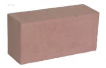 Кирпич силикатный утолщенный рядовой полнотелый объемно окрашенный Розовый М-100.